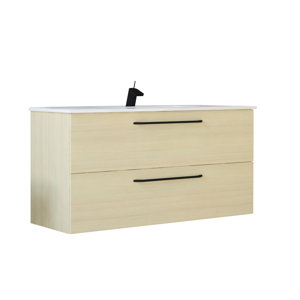 Belfry Bathroom 100 cm Wandmontierter Waschtisch Dovercliff | Wayfair.de